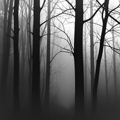 Obraz premium foreboding forest