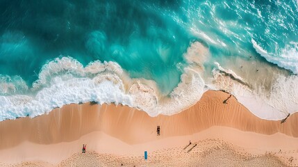 Obraz premium A beach with soft golden sand picture