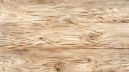 Fototapeta premium Seamless background of light, natural wood texture, showcasing the fine grain details and subtle knots for an authentic, organic look. 