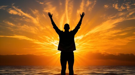 silhouette of a person