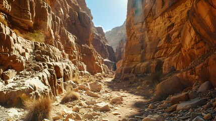 A desert canyon img