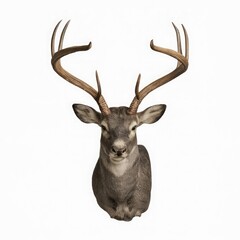 Naklejka premium Venison isolated on a white background 2
