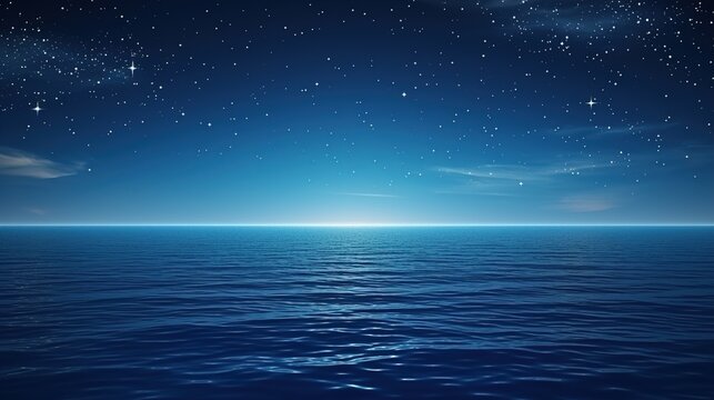 night sky with stars and clouds