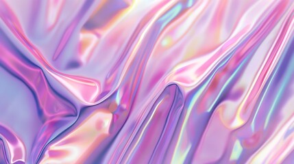 Metallic holographic background pink  Iridescent background Holographic Abstract lilac colors backdrop Holographic Foil Backdrop Trendy creative gradient : Generative AI