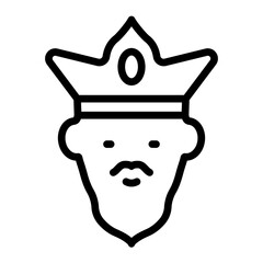King Line Icon Design