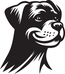 Dog vector art illustration icon 2024