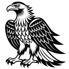 Vector illustration of an eagle