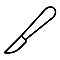 Scalpel Line Icon Design