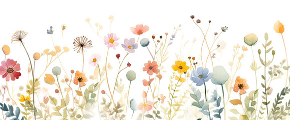 flowers in the field, wildflowers