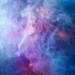 Obraz premium Unique Fantastical Vibrant Ethereal Colorful Background with Artistic Yellow, Orange, Purple, and Red Glowing Smoke, Shining with Divine Light, Representing Faith, Belief, Inclusion, Freedom, Jesus, H