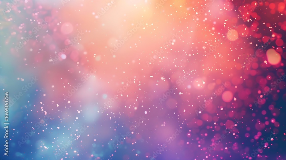 Aufkleber 4k beautiful color gradient background with noise abstract pastel holographic blurred grainy gradien