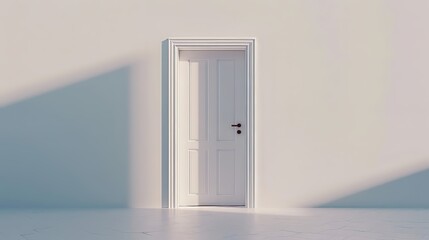 White Door Illustration