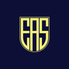 eas letter logo design