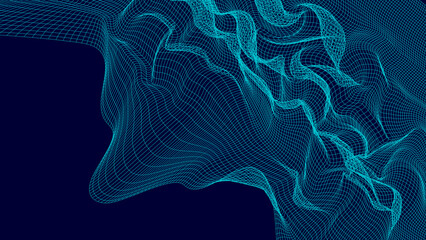 Abstract Halftone Background