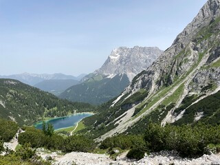 Drachensee Seebensee Zugspitze Tirol