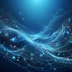 The scientific and technical background is blue