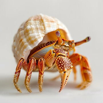 A cute hermit crab