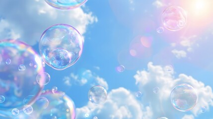 colorful bubbles background