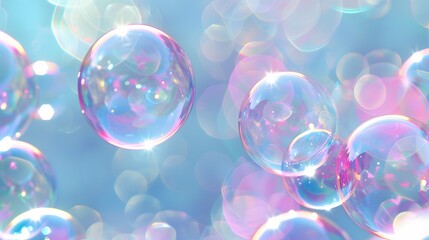 colorful bubbles background