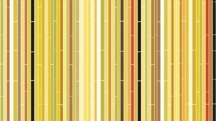 Obraz premium Abstract bamboo stalks in vibrant red, yellow, and green create a rustic and colorful textured background.