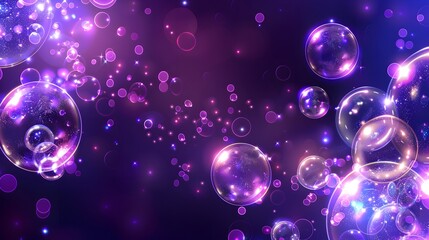 colorful bubbles background