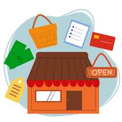 illustration of a store 