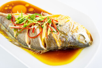 Cantonese Steamed Yellow Croaker
