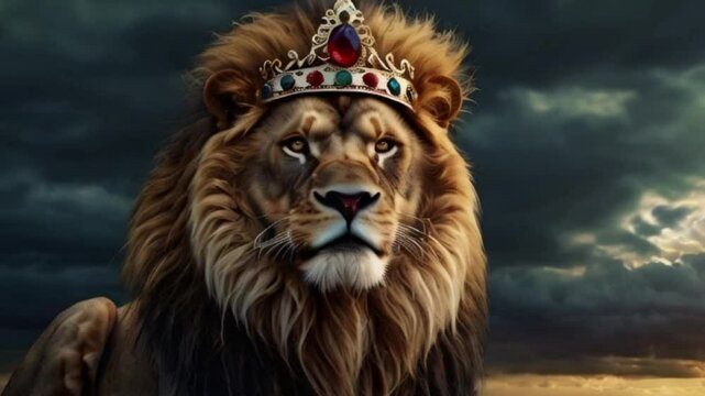 lion king with crown