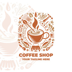 Coffee Shop Simple Minimalist Logo Design