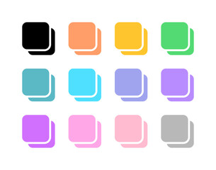 Editable vector copy duplicate layer icon. Part of a big icon set family. Perfect for web and app interfaces, presentations, infographics, etc