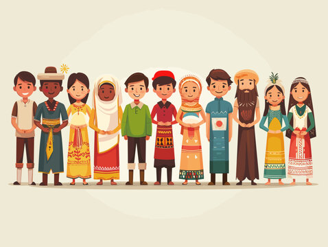 Global Tapestry: A Vibrant Celebration of Unity and Diversity Through Traditional Attire