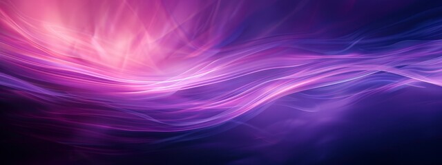 Obraz premium A purple-blue abstract wallpaper featuring a wave of light emanating from its top