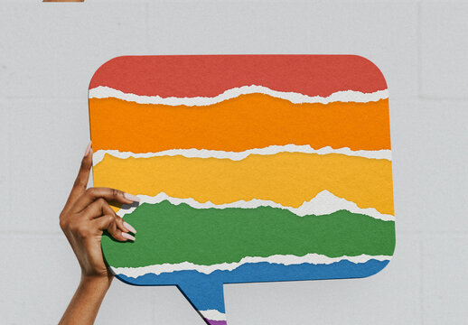 Speech Bubble Mockup