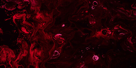 Ink Symphony: Embracing the Mystical Aura of Liquid Art in Oil
