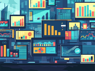 Diversify Your Investments: A Portfolio of Assets in Flat Animated Style