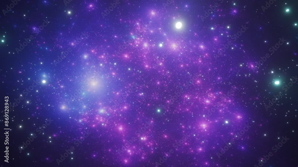 Canvas Prints nebula nad galaxy in outer space