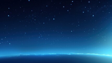 Obraz premium Majestic cosmic view of glowing galaxies, nebulae, and shimmering stars in deep space.