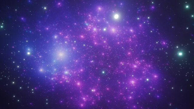 Nebula nad galaxy in outer space