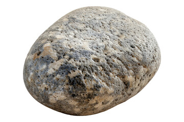 Pebble stone isolated on transparent background