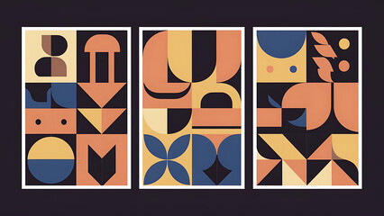 Abstract shape Background. Ai Generated.