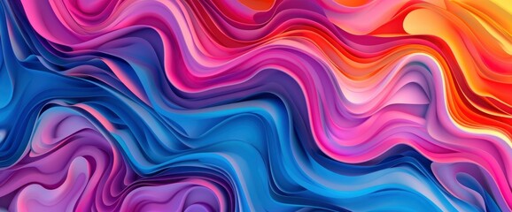 Obraz premium Geometric Pattern With Abstract, Fluid Shapes , Wallpapers HD, Background
