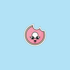 donut cute icon design