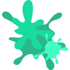 Multicolor Ink Splash