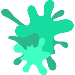 Multicolor Ink Splash