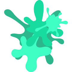 Multicolor Ink Splash