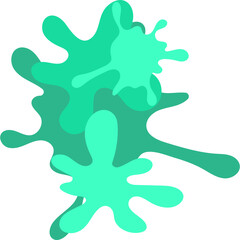 Multicolor Ink Splash