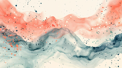 Fototapeta premium abstract pastel paint brush texture background watercolor illustration on canvas as backdrop 