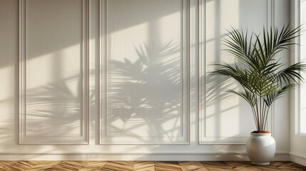 White classic wall background