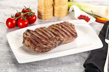 Rib eye steak grilled beef