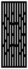 vector laser cutting partition, fence and facade motifs